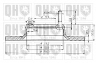 Тормозной диск QUINTON HAZELL BDC3214