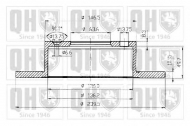 Тормозной диск QUINTON HAZELL BDC3235