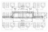 Тормозной диск QUINTON HAZELL BDC3511