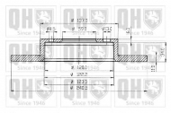 Тормозной диск QUINTON HAZELL BDC3592