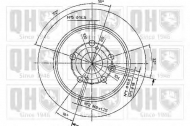 Тормозной диск QUINTON HAZELL BDC3763