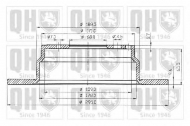 Тормозной диск QUINTON HAZELL BDC3913