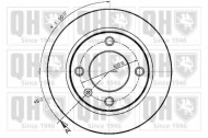 Тормозной диск QUINTON HAZELL BDC3919