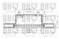 Тормозной диск QUINTON HAZELL BDC4323