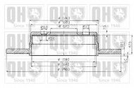 Тормозной диск QUINTON HAZELL BDC4324