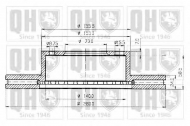 Тормозной диск QUINTON HAZELL BDC4361