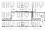 Тормозной диск QUINTON HAZELL BDC4363