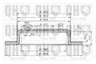 Тормозной диск QUINTON HAZELL BDC4369