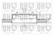 Тормозной диск QUINTON HAZELL BDC4380