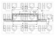 Тормозной диск QUINTON HAZELL BDC4577