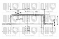 Тормозной диск QUINTON HAZELL BDC4663