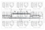 Тормозной диск QUINTON HAZELL BDC4683