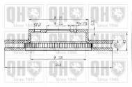 Тормозной диск QUINTON HAZELL BDC4991