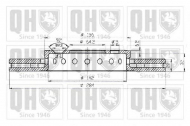 Тормозной диск QUINTON HAZELL BDC5118
