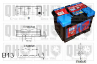 Аккумулятор QUINTON HAZELL QBT115AGM