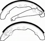 Комлект тормозных накладок FERODO FSB409