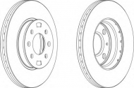 Тормозной диск FERODO DDF1603