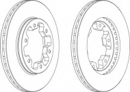Тормозной диск FERODO DDF660