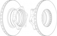 Тормозной диск FERODO FCR165A