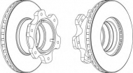 Тормозной диск FERODO FCR208A