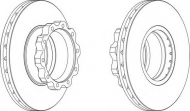 Тормозной диск FERODO FCR215A