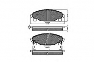 Комплект тормозных колодок SPIDAN 32025