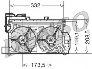 Вентилятор DENSO DER07001