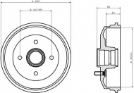 Тормозный барабан MINTEX MBD016