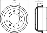 Тормозный барабан MINTEX MBD264