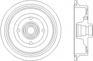 Тормозный барабан MINTEX MBD298