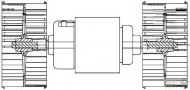 вентилятор HELLA 8EW 351 029-041
