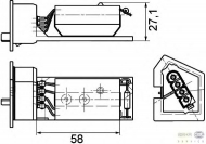 Резистор HELLA 9XX 351 029-131