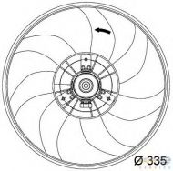 Вентилятор HELLA 8EW 351 034-441