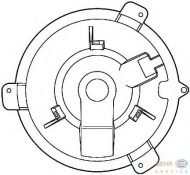 вентилятор HELLA 8EW 351 039-301