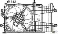 Вентилятор HELLA 8EW 351 039-641