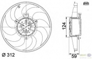 Вентилятор HELLA 8EW 351 041-261