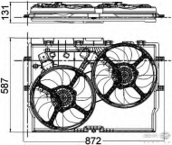 Вентилятор HELLA 8EW 351 041-431