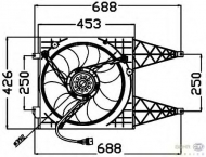 Вентилятор HELLA 8EW 351 042-551