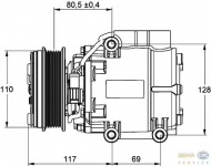 Компрессор HELLA 8FK 351 109-201