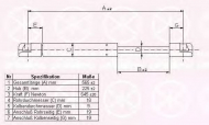 Газовая пружина KLOKKERHOLM 25627100