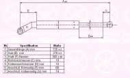 Газовая пружина KLOKKERHOLM 00577122