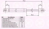 Газовая пружина KLOKKERHOLM 05597100