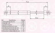 Газовая пружина KLOKKERHOLM 25547105