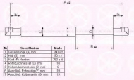 Газовая пружина KLOKKERHOLM 01087100