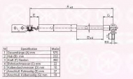 Газовая пружина KLOKKERHOLM 34737102