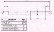 Газовая пружина KLOKKERHOLM 60557105