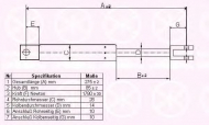 Газовая пружина KLOKKERHOLM 35267120