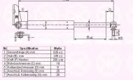 Газовая пружина KLOKKERHOLM 81077101