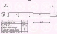 Газовая пружина KLOKKERHOLM 66117100