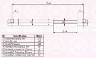 Газовая пружина KLOKKERHOLM 33487100